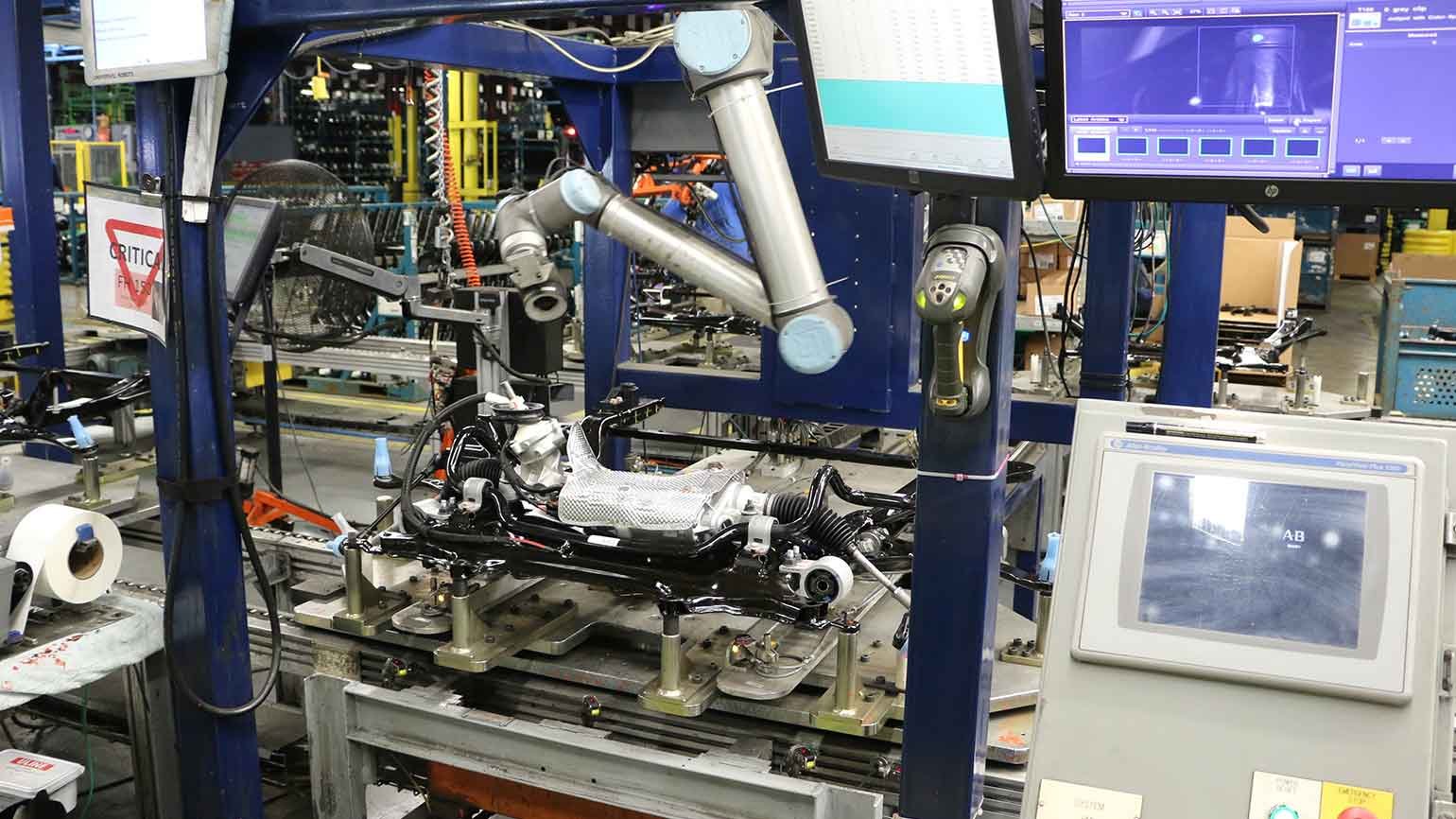camera equipped UR10 collaborative robot