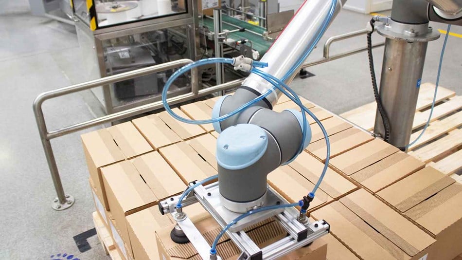 loreal-cobots-palletizing-india